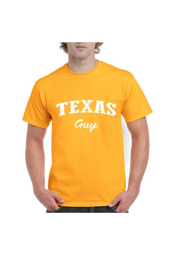 - Men's T-Shirt Short Sleeve - Texas Guy