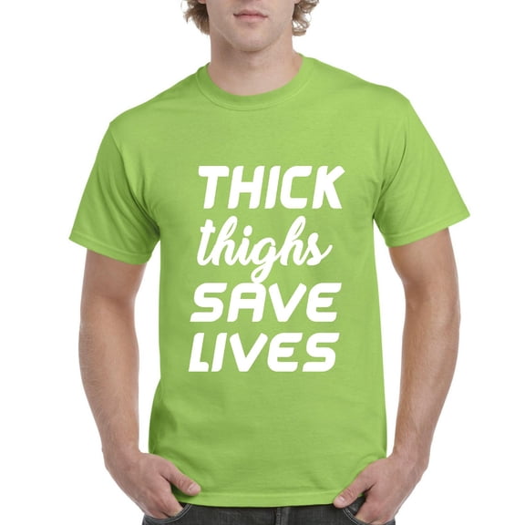 IWPF - Men's T-Shirt Short Sleeve - Thick Thighs Save Lives