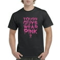 thumbnail image 1 of IWPF - Men's T-Shirt Short Sleeve - Tough Guys Wear Pink Cancer, 1 of 5