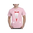 thumbnail image 1 of IWPF - Men's T-Shirt Short Sleeve - Tuxedo Prom Costume, 1 of 3