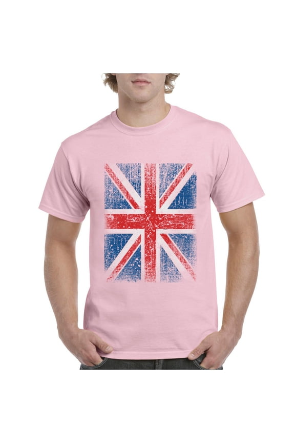- Men's T-Shirt Short Sleeve - Union Jack British Flag