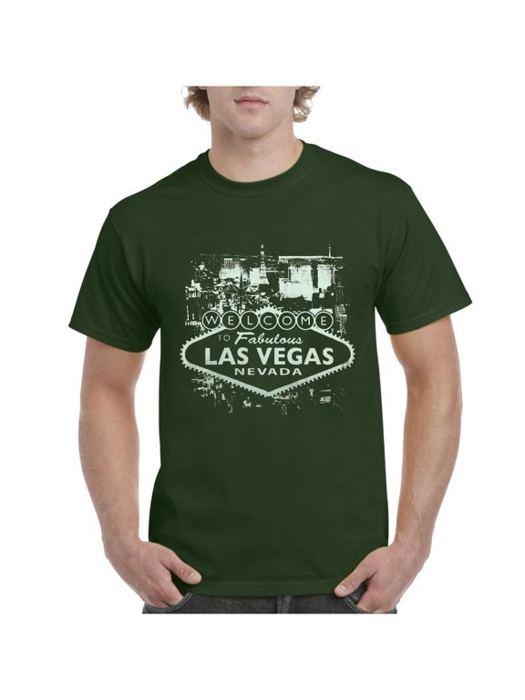 - Men's T-Shirt Short Sleeve - Welcome to Las Vegas Nevada