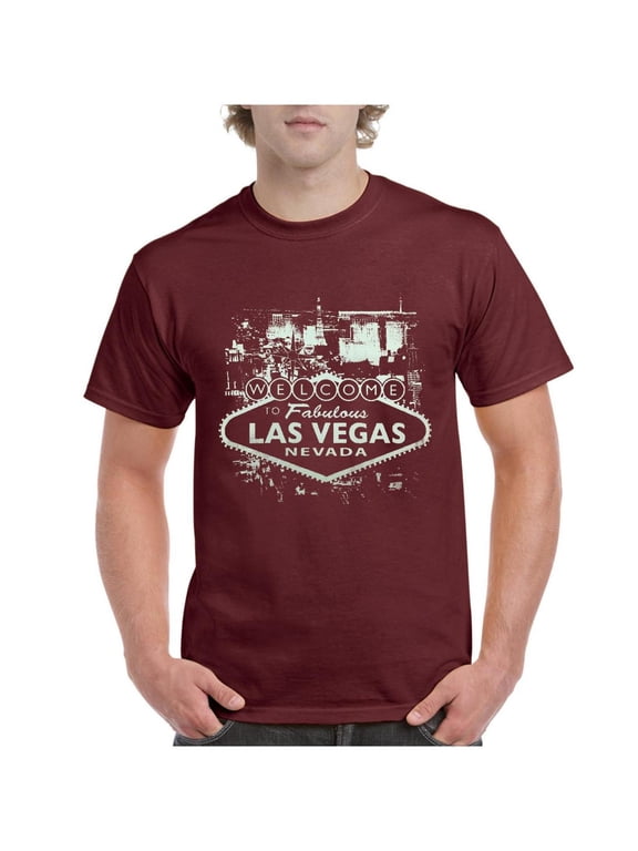 - Men's T-Shirt Short Sleeve - Welcome to Las Vegas Nevada