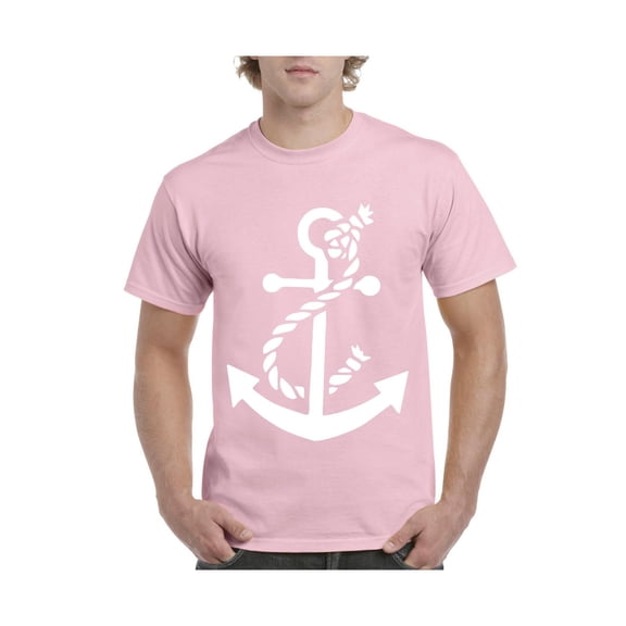IWPF - Men's T-Shirt Short Sleeve - White Anchor