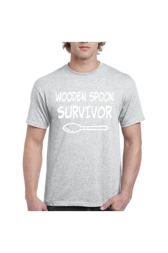- Men's T-Shirt Short Sleeve - Wooden Spoon Survivor