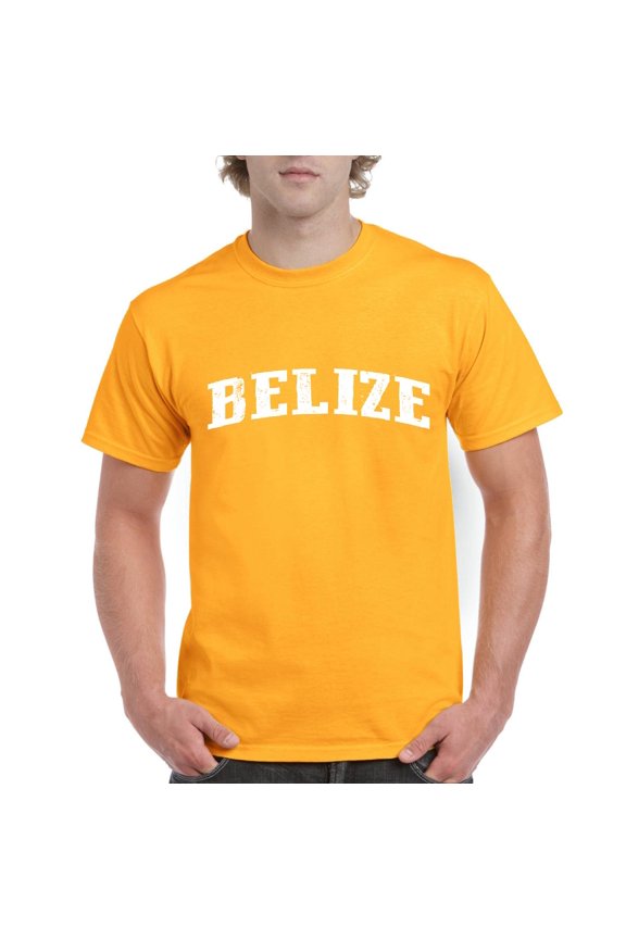 - Men's T-Shirt Short Sleeve, up to Men Size 5XL - Belize