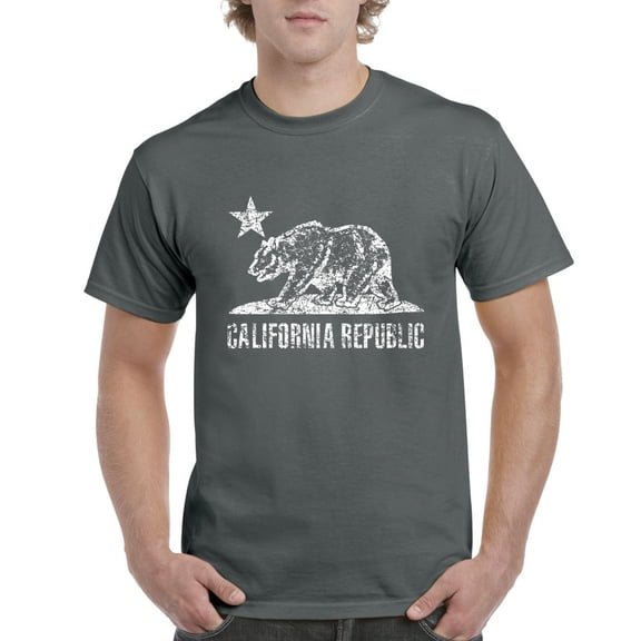 IWPF - Men's T-Shirt Short Sleeve, up to Men Size 5XL - California Bear