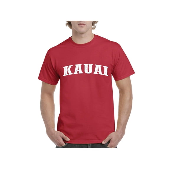 IWPF - Men's T-Shirt Short Sleeve, up to Men Size 5XL - Kauai Hawaii