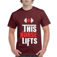 thumbnail image 1 of IWPF - Men's T-Shirt Short Sleeve - This Nurse Lifts, 1 of 3
