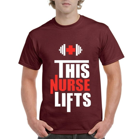IWPF - Men's T-Shirt Short Sleeve - This Nurse Lifts
