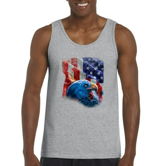 IWPF - Men's Tank Top for Men - American Flag 4th of July