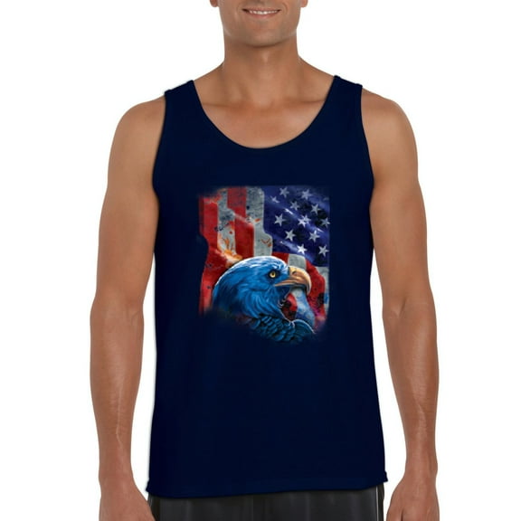 IWPF - Men's Tank Top for Men - American Flag 4th of July