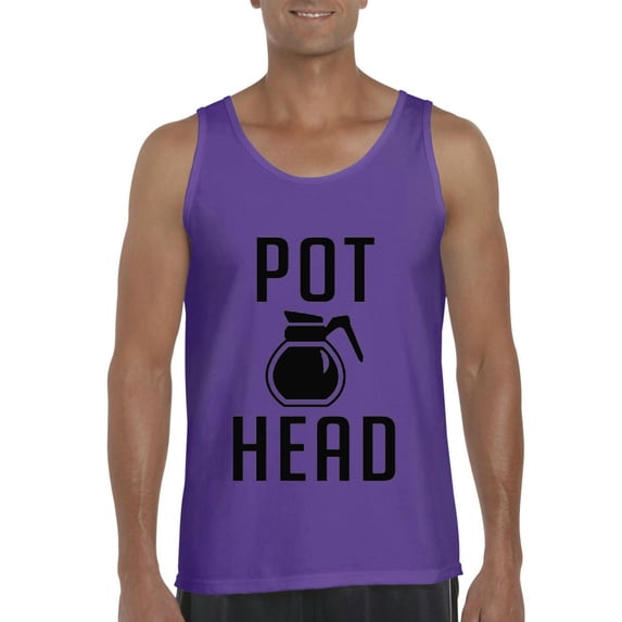 IWPF - Men's Tank Top for Men - Coffee Pot Head