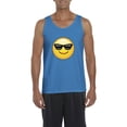 thumbnail image 1 of IWPF - Men's Tank Top for Men - Emoji with Sunglasses, 1 of 5