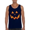 thumbnail image 1 of IWPF - Men's Tank Top for Men - Halloween Costume Pumpkin Face, 1 of 5