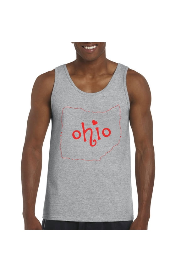 - Men's Tank Top for Men - Ohio Map