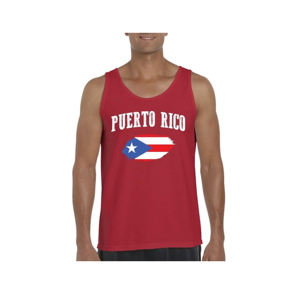 IWPF - Men's Tank Top for Men - Puerto Rico Flag