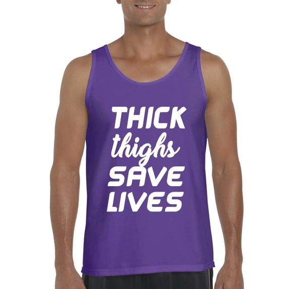 IWPF - Men's Tank Top for Men - Thick Thighs Save Lives