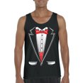thumbnail image 1 of IWPF - Men's Tank Top for Men - Tuxedo Prom Costume, 1 of 5