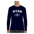 thumbnail image 1 of IWPF - Mens Long Sleeve T-Shirts - Utah Flag, 1 of 5