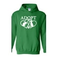 thumbnail image 1 of IWPF - Mens Plus Sweatshirts and Hoodies - Adopt Animal Rescue, 1 of 5