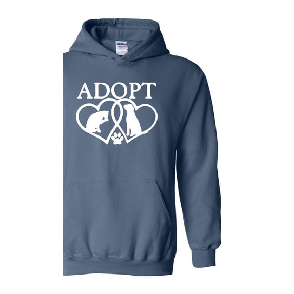 IWPF - Mens Plus Sweatshirts and Hoodies - Adopt Animal Rescue