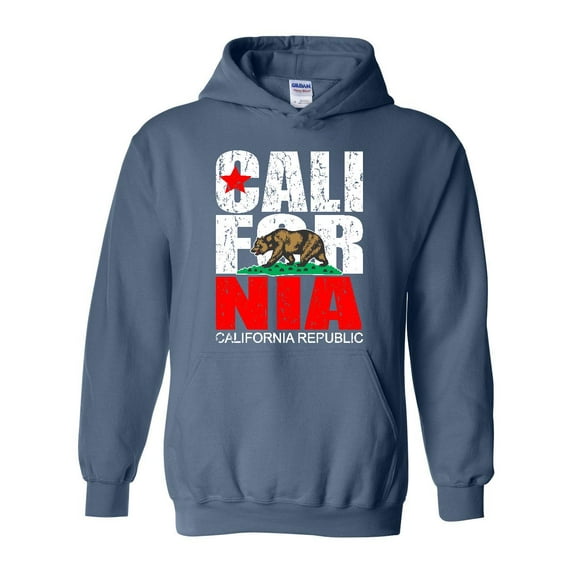 IWPF - Mens Plus Sweatshirts and Hoodies - California Cali