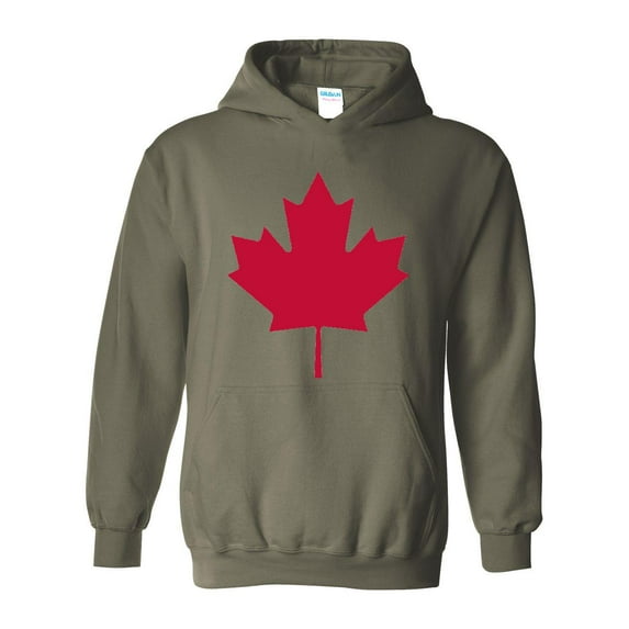 IWPF - Mens Plus Sweatshirts and Hoodies - Canada Leaf