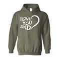 thumbnail image 1 of IWPF - Mens Plus Sweatshirts and Hoodies - Dad I Love You, 1 of 5