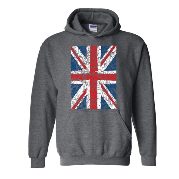 IWPF - Mens Plus Sweatshirts and Hoodies - Union Jack British Flag