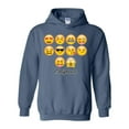 thumbnail image 1 of IWPF - Mens Plus Sweatshirts and Hoodies, up to Size 5XL - Emoji Entourage, 1 of 5