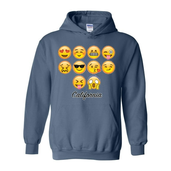 IWPF - Mens Plus Sweatshirts and Hoodies, up to Size 5XL - Emoji Entourage