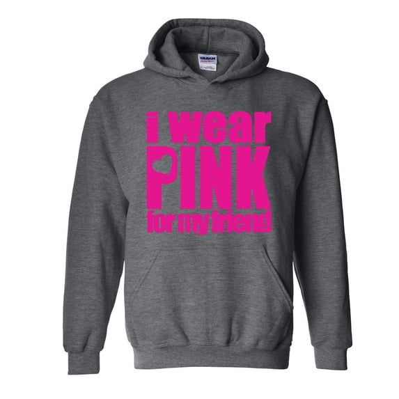 IWPF - Mens Plus Sweatshirts and Hoodies, up to Size 5XL - I Wear Pink For My Friend