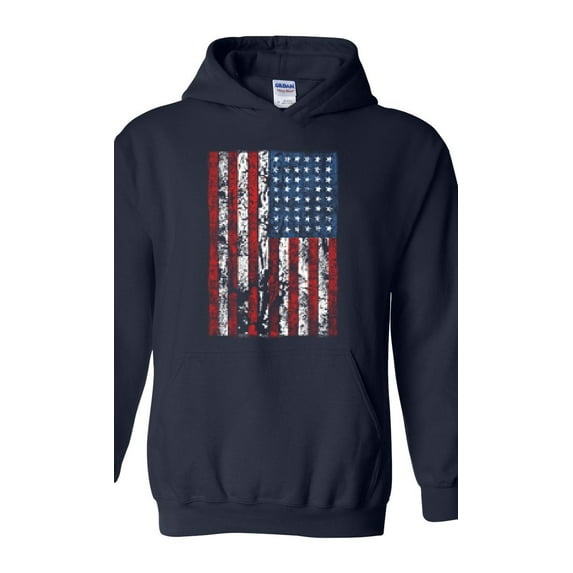 IWPF - Mens Sweatshirts and Hoodies - American Flag 4th of July