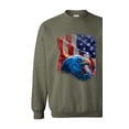 thumbnail image 1 of IWPF - Mens Sweatshirts and Hoodies - American Flag 4th of July, 1 of 5
