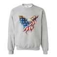thumbnail image 1 of IWPF - Mens Sweatshirts and Hoodies - American Flag Eagle USA, 1 of 3