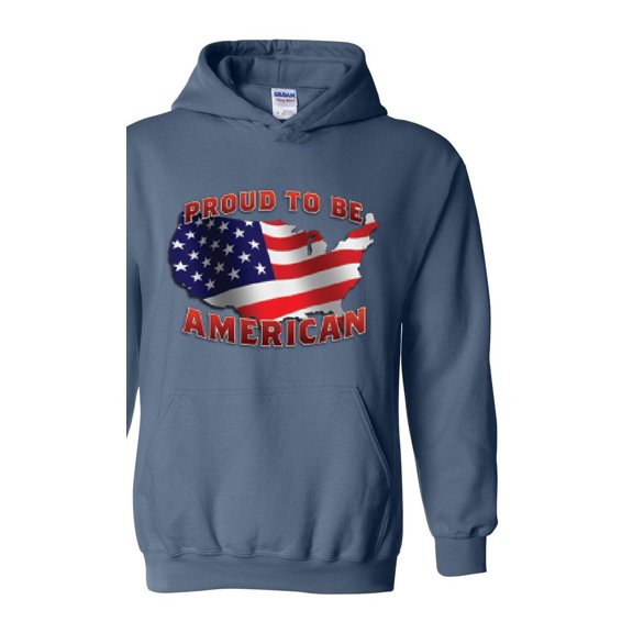 Artix - Mens Sweatshirts and Hoodies - American Proud To Be US Flag