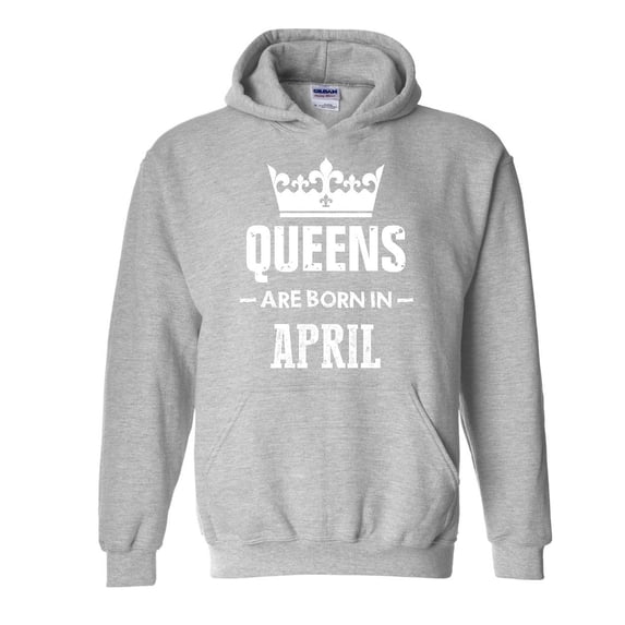 IWPF - Mens Sweatshirts and Hoodies - Birthday Gift Queens Are Born in April