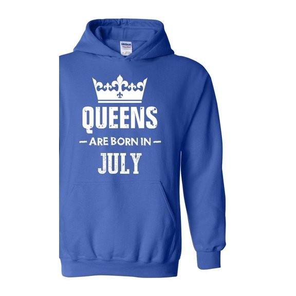IWPF - Mens Sweatshirts and Hoodies - Birthday Gift Queens Are Born in July