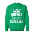 thumbnail image 1 of IWPF - Mens Sweatshirts and Hoodies - Birthday Gift Queens Are Born in November, 1 of 5