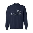 thumbnail image 1 of IWPF - Mens Sweatshirts and Hoodies - Deer Heartbeat, 1 of 5