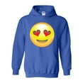 thumbnail image 1 of IWPF - Mens Sweatshirts and Hoodies - Emoji Heart-Shaped Eyes, 1 of 5