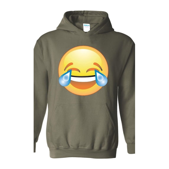 IWPF - Mens Sweatshirts and Hoodies - Emoji Laughing Tears