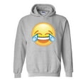 thumbnail image 1 of IWPF - Mens Sweatshirts and Hoodies - Emoji Laughing Tears, 1 of 5