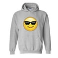 thumbnail image 1 of IWPF - Mens Sweatshirts and Hoodies - Emoji with Sunglasses, 1 of 5
