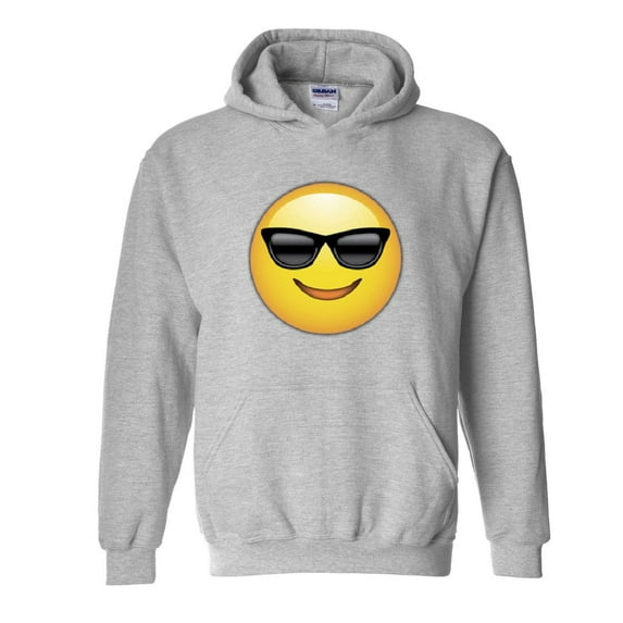 IWPF - Mens Sweatshirts and Hoodies - Emoji with Sunglasses