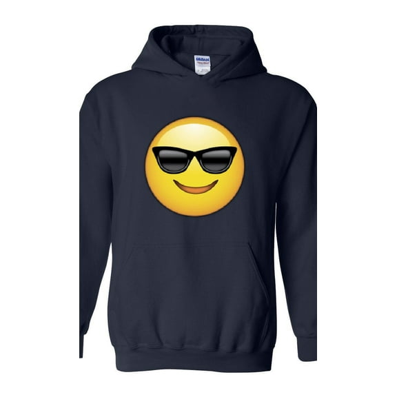 IWPF - Mens Sweatshirts and Hoodies - Emoji with Sunglasses