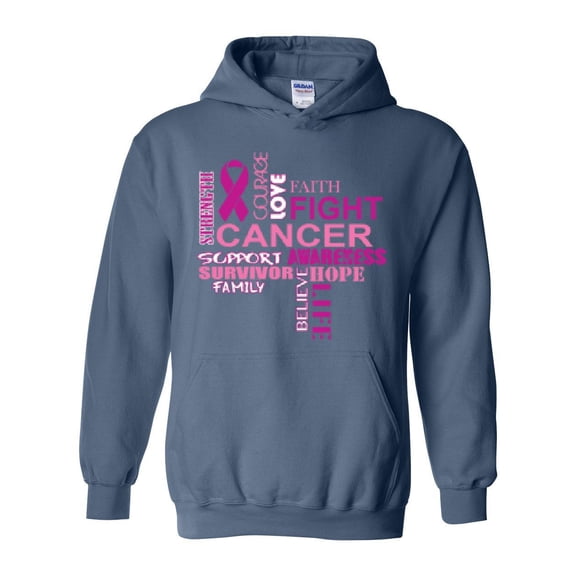 IWPF - Mens Sweatshirts and Hoodies - Fight Breast Cancer