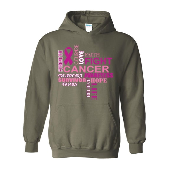 IWPF - Mens Sweatshirts and Hoodies - Fight Breast Cancer