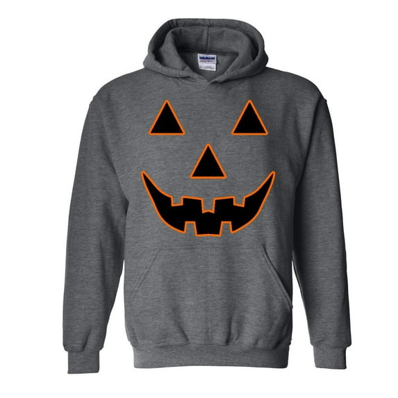 IWPF - Mens Sweatshirts and Hoodies - Halloween Costume Pumpkin Face